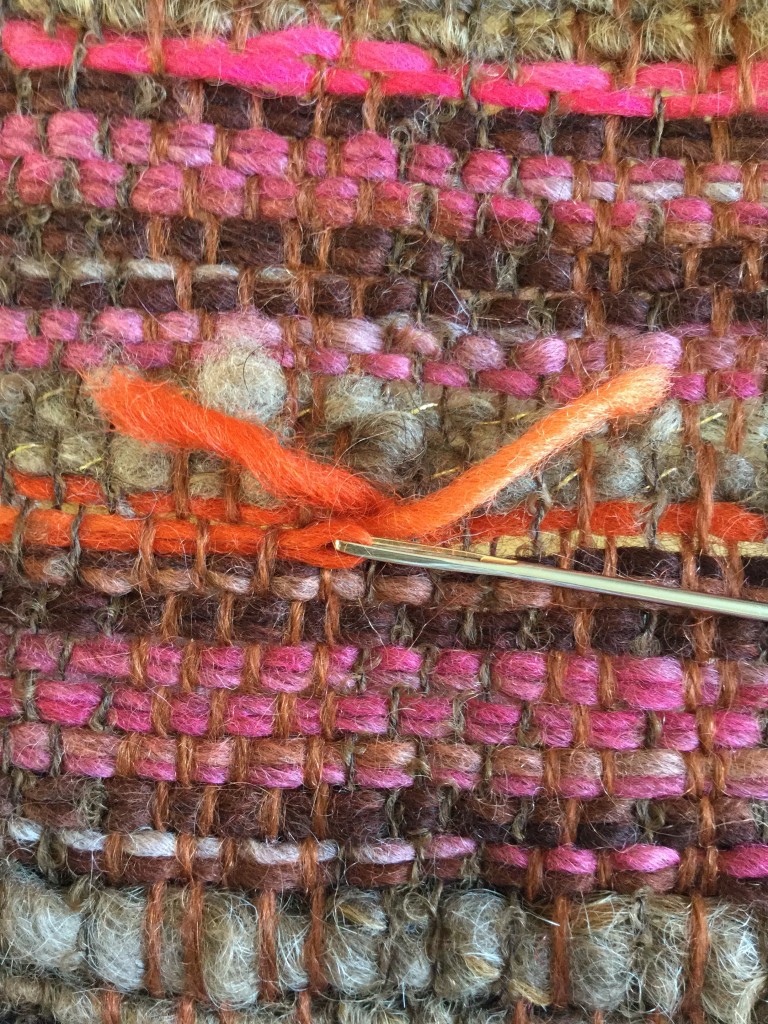 Saoristyle weaving on the rigid heddle loom