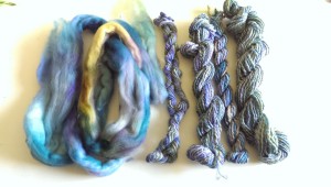 Roving, single, two-ply, chain-ply three-ply, three-ply