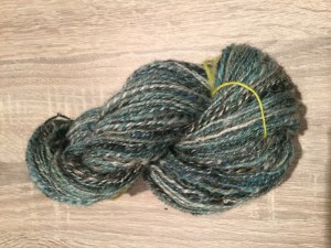 Blue yarn