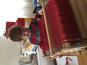 Kids love rigid heddle loom