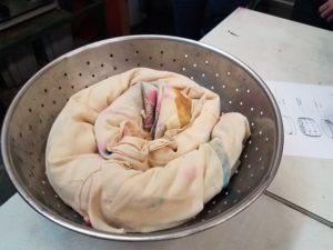 Jelly roll in steamer basket